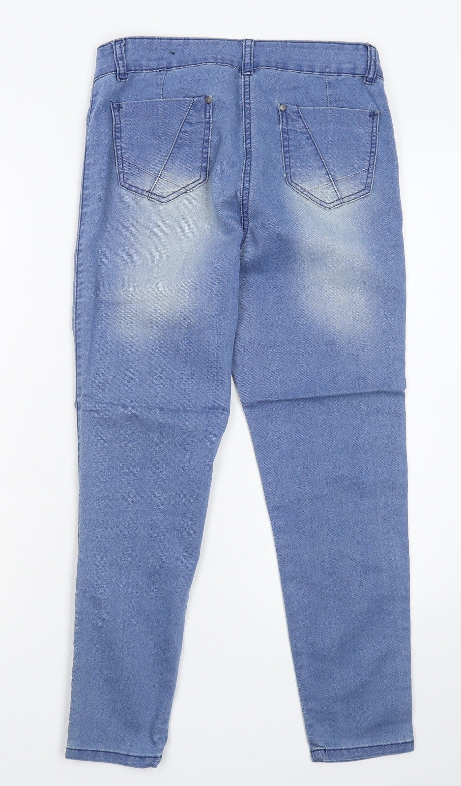 Crafted Womens Blue  Denim Jegging Jeans Size 10 L23 in