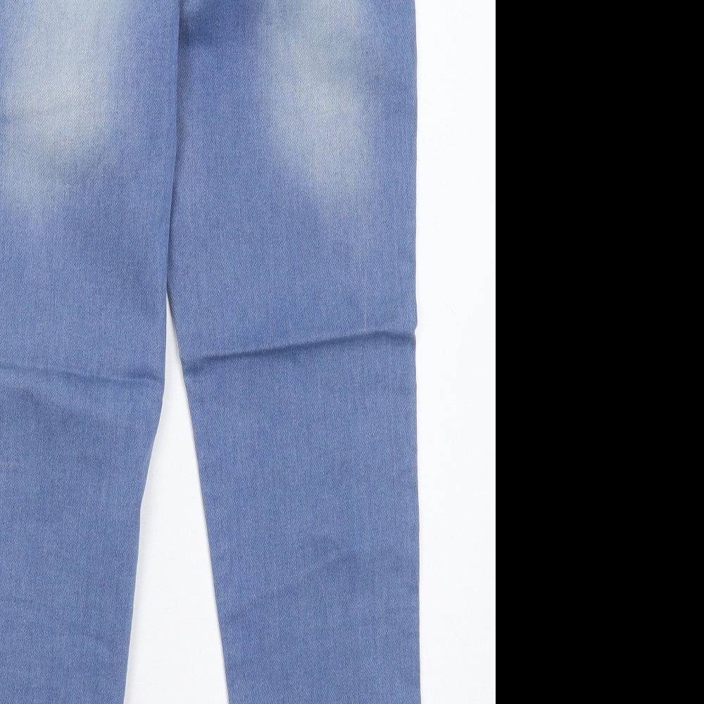 Crafted Womens Blue  Denim Jegging Jeans Size 10 L23 in