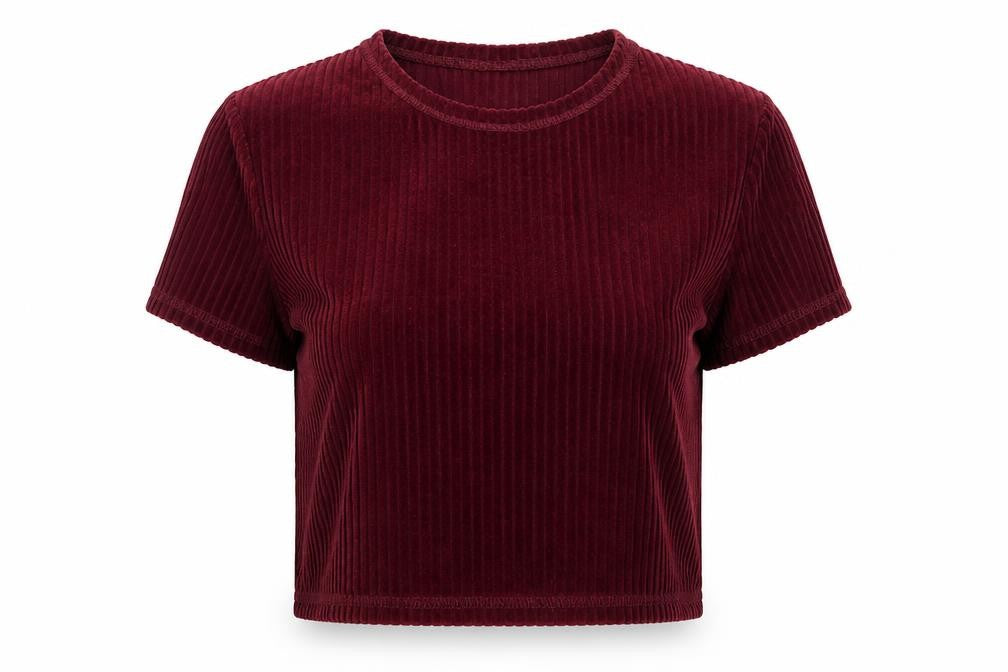 urban cutfitters Womens Purple Striped  Cropped T-Shirt Size S