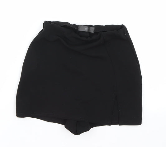 Missguided Womens Black   Cut-Off Shorts Size 6