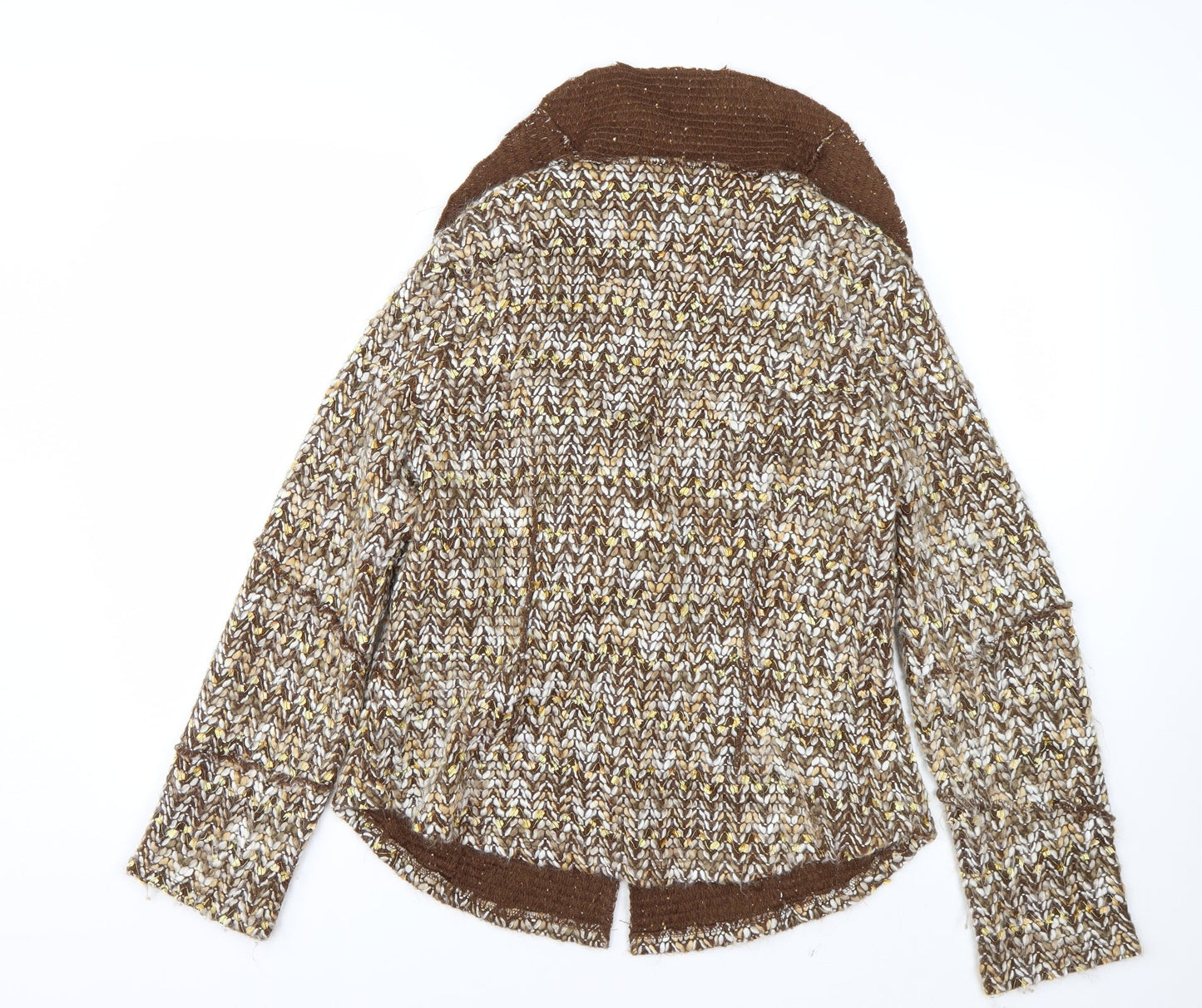 Preworn Womens Brown   Cardigan Jumper Size XL