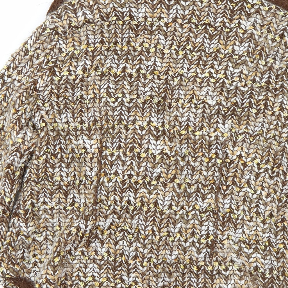 Preworn Womens Brown   Cardigan Jumper Size XL