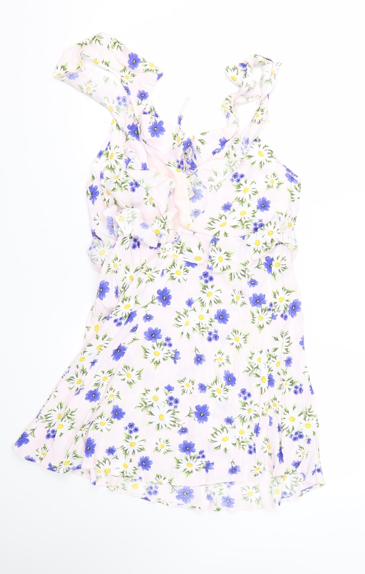 FOREVER 21 Womens Pink Floral  Tank Dress  Size L