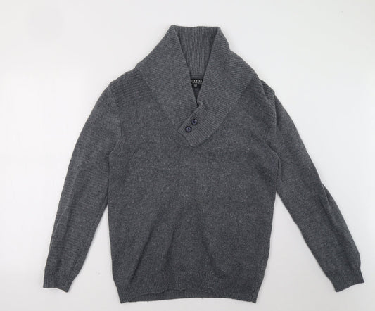 RESERVED Mens Grey   Pullover Sweatshirt Size M