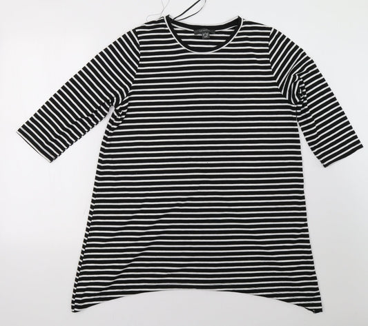 Primark Womens Blue Striped  Pullover Sweatshirt Size 14