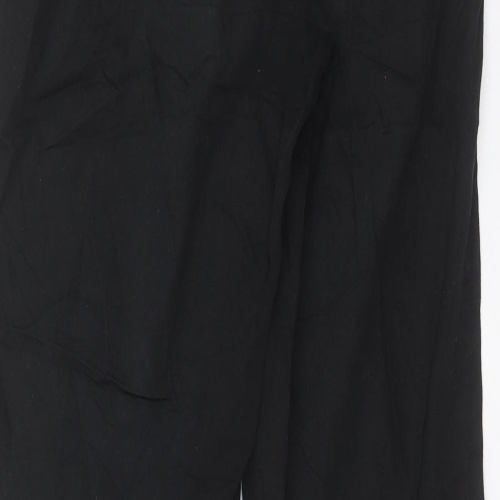 H&M Womens Black   Trousers  Size 10 L26 in