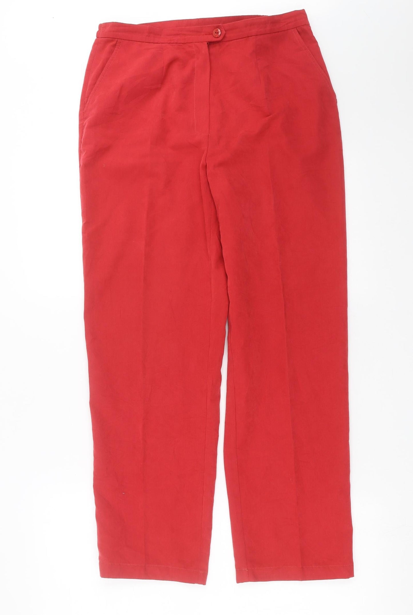 Katia Womens Red   Trousers  Size 12 L27 in