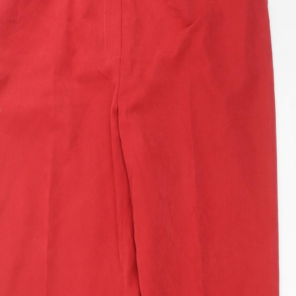 Katia Womens Red   Trousers  Size 12 L27 in