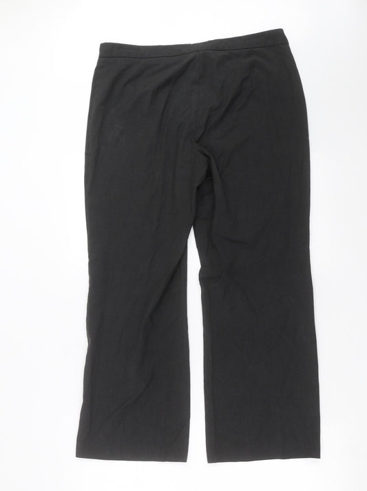 Marks and Spencer Womens Grey   Trousers  Size 14 L27 in - short Leg