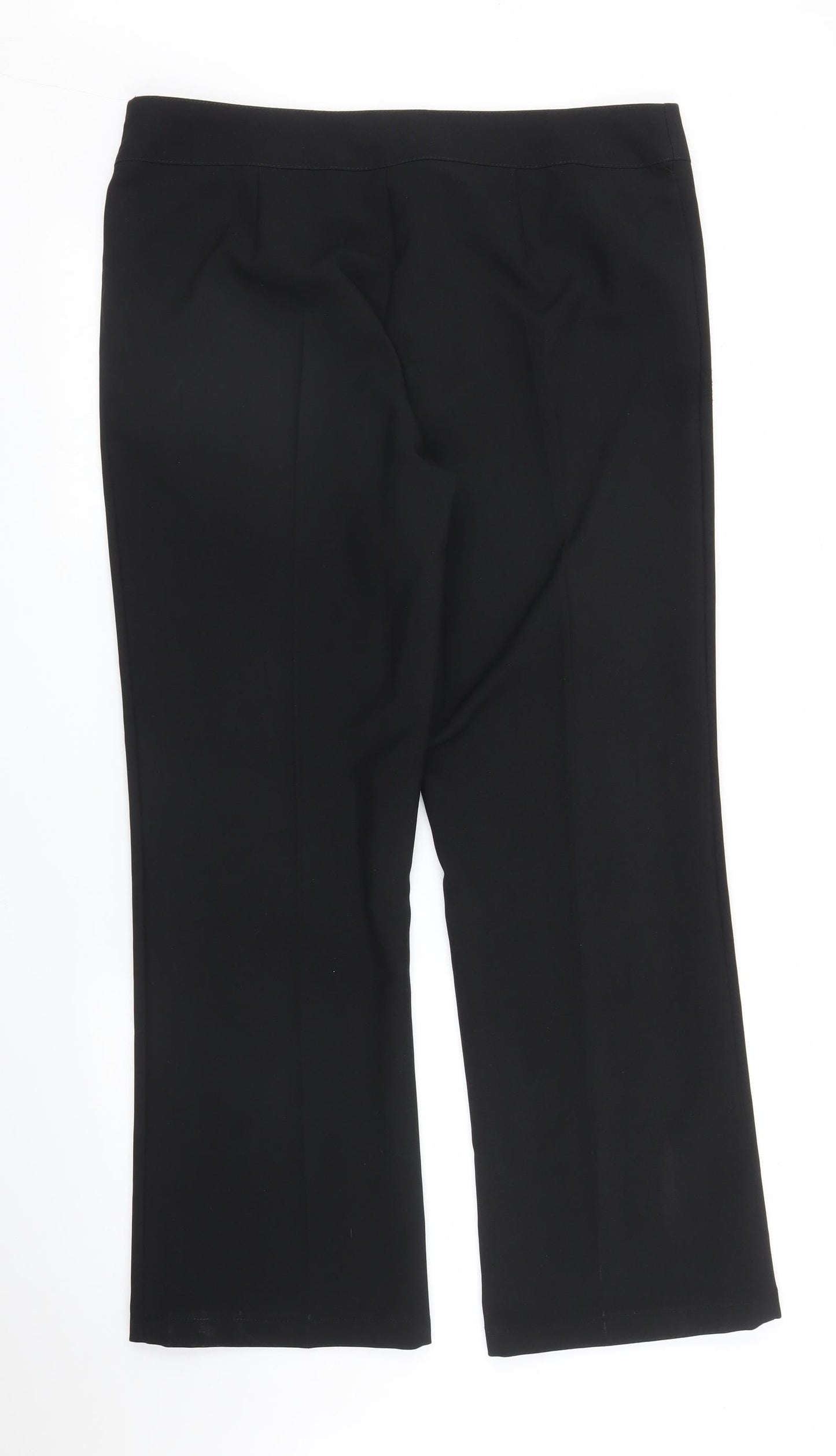 Papaya Womens Black   Trousers  Size 16 L27 in