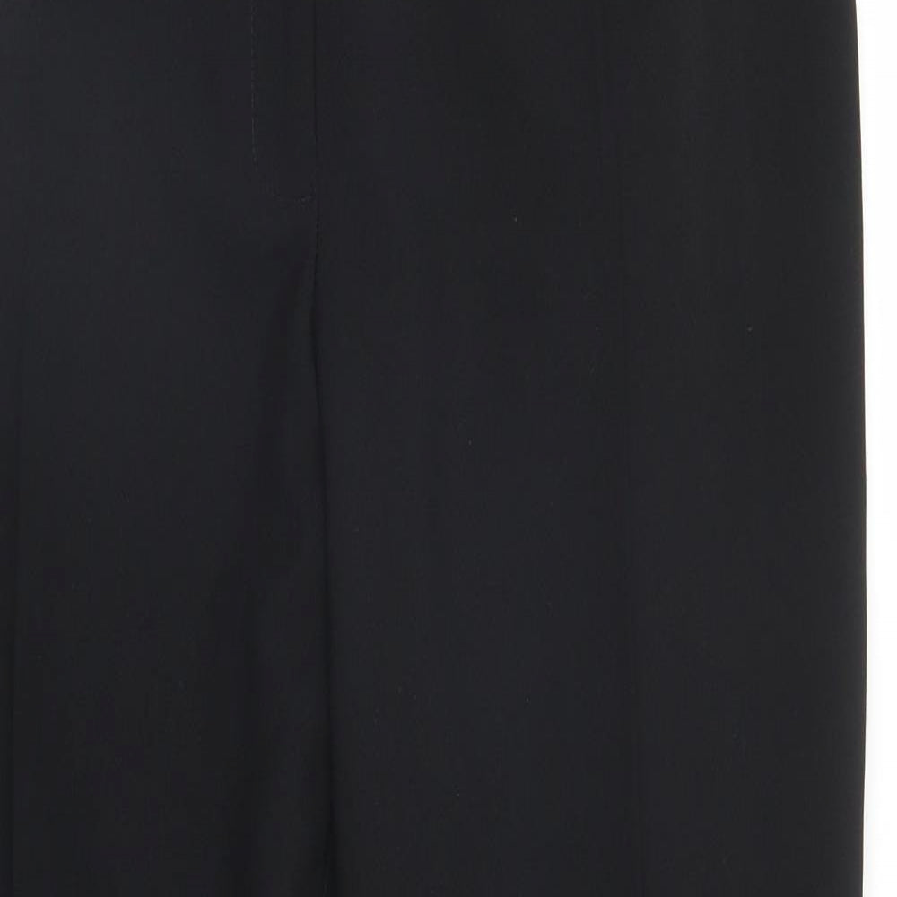 Papaya Womens Black   Trousers  Size 16 L27 in