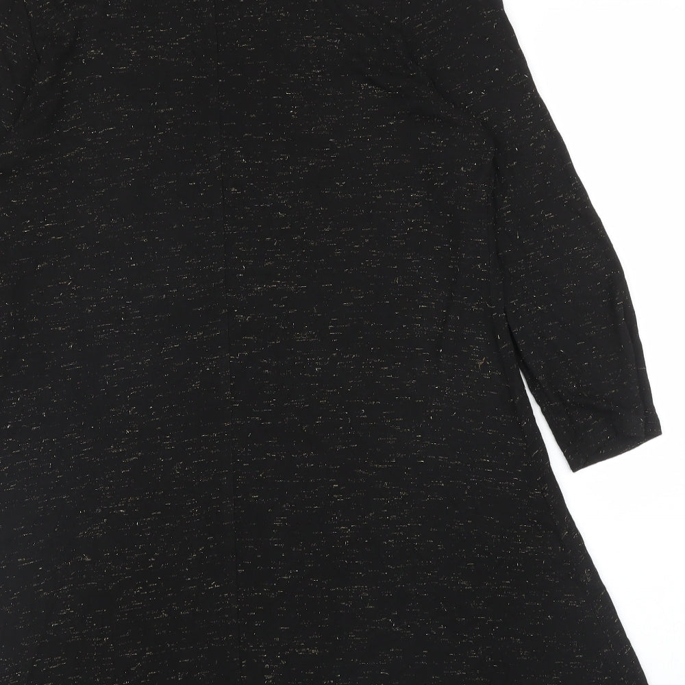 M&S Womens Black   Fit & Flare  Size 4