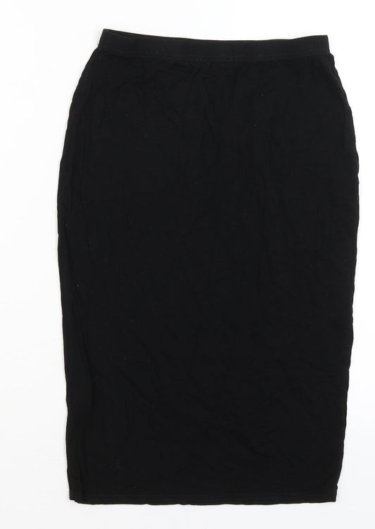 Missi London Womens Black   Straight & Pencil Skirt Size M