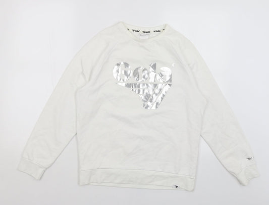 Gola Womens White   Pullover Jumper Size 8
