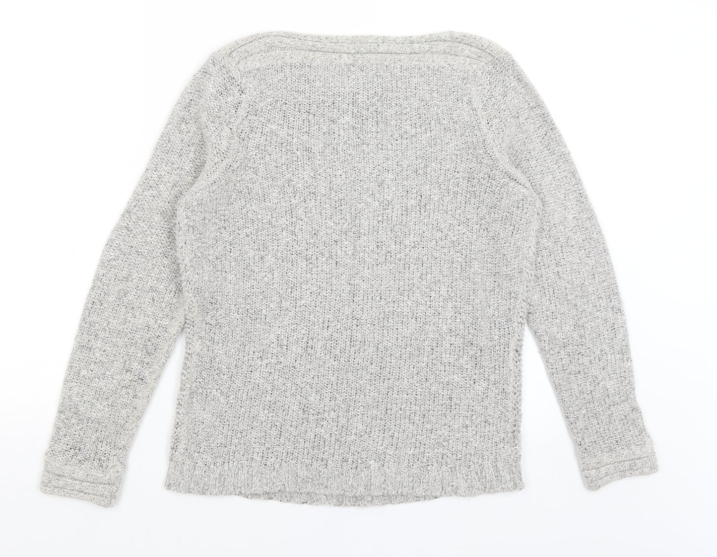 BM Collection Womens Grey   Pullover Jumper Size S