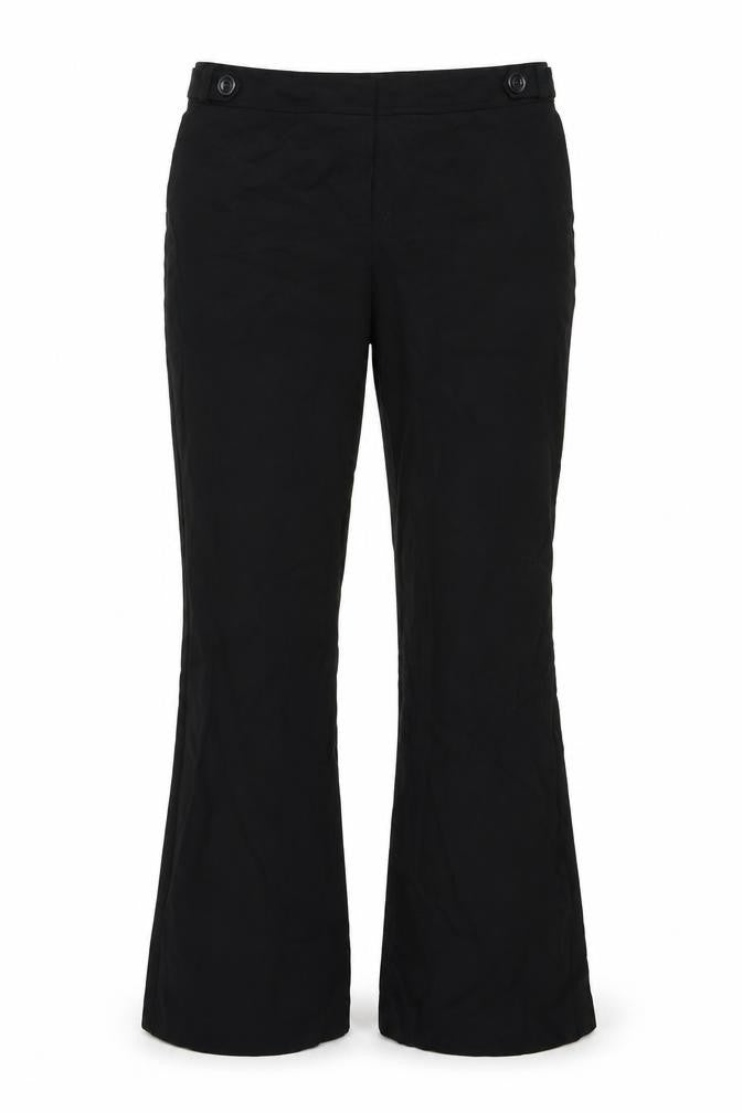 Dunnes Womens Black   Trousers  Size 10 L30 in