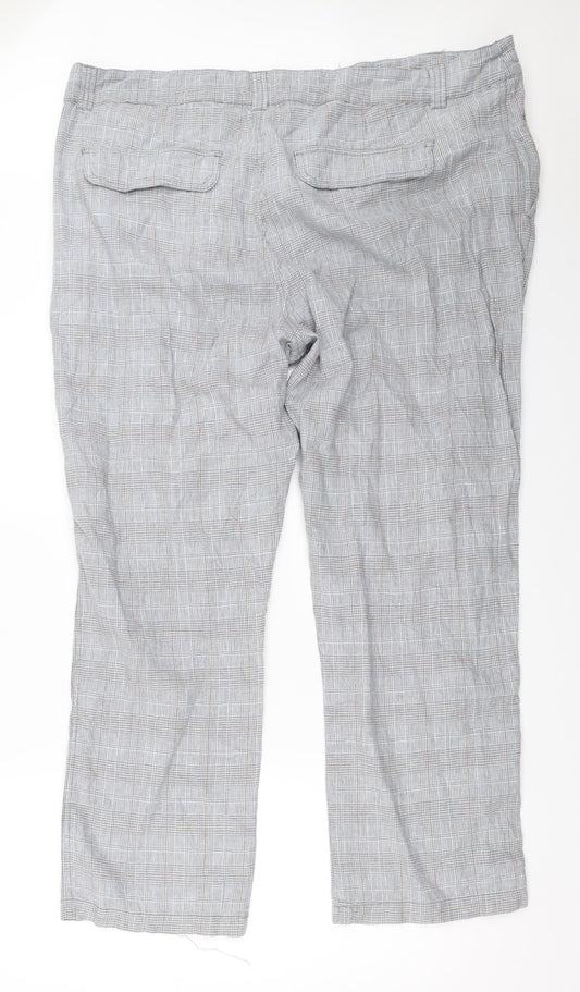 Cotton Traders Womens Grey   Trousers  Size 46 L29.5 in