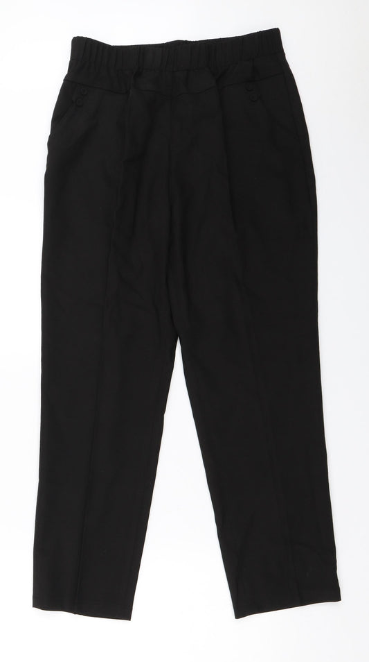 Preworn Womens Black   Capri Trousers Size 27 in L25 in
