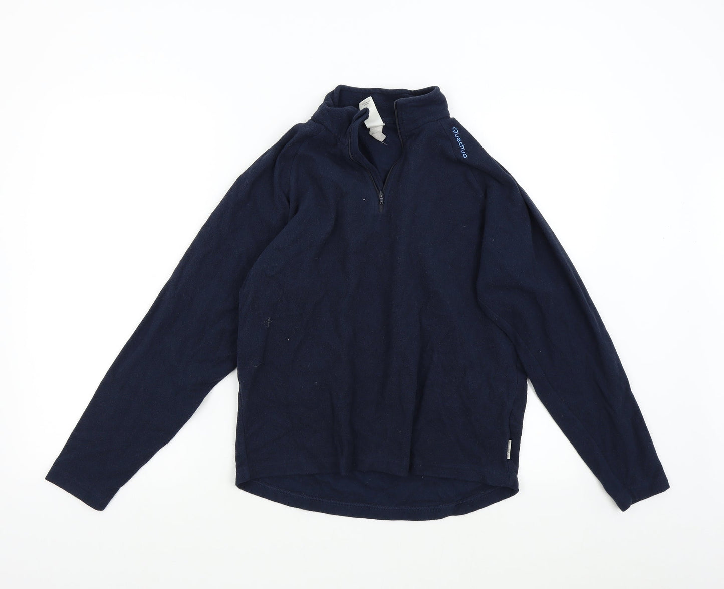 Quechua Womens Blue  Fleece Henley Jumper Size M