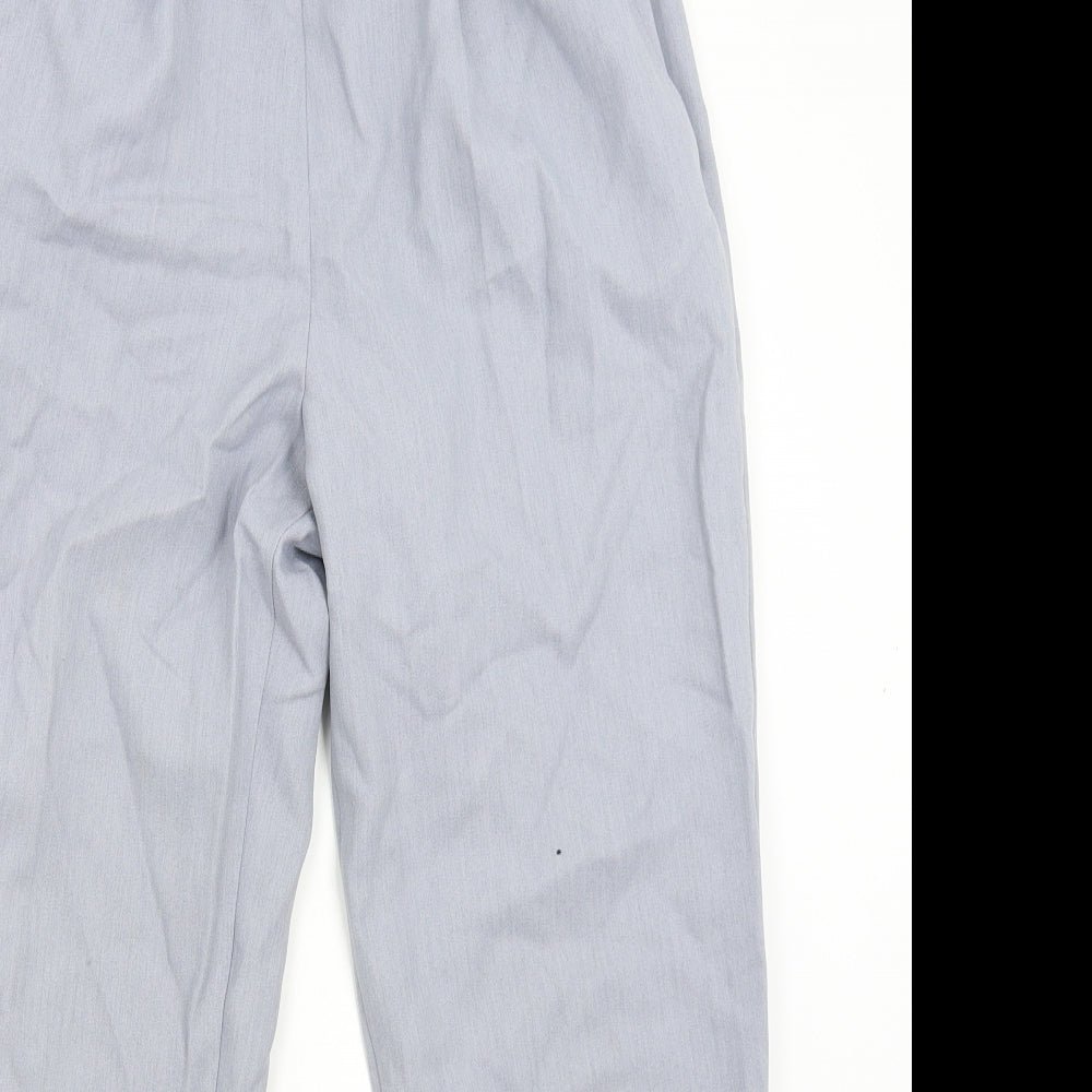 M&S Womens Grey   Trousers  Size 12 L27 in