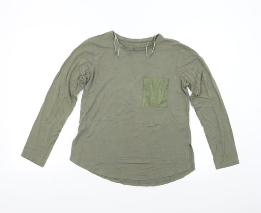 Select Womens Green   Basic T-Shirt Size M