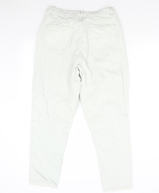 Primark Womens Grey  Denim Tapered Jeans Size 14 L27 in