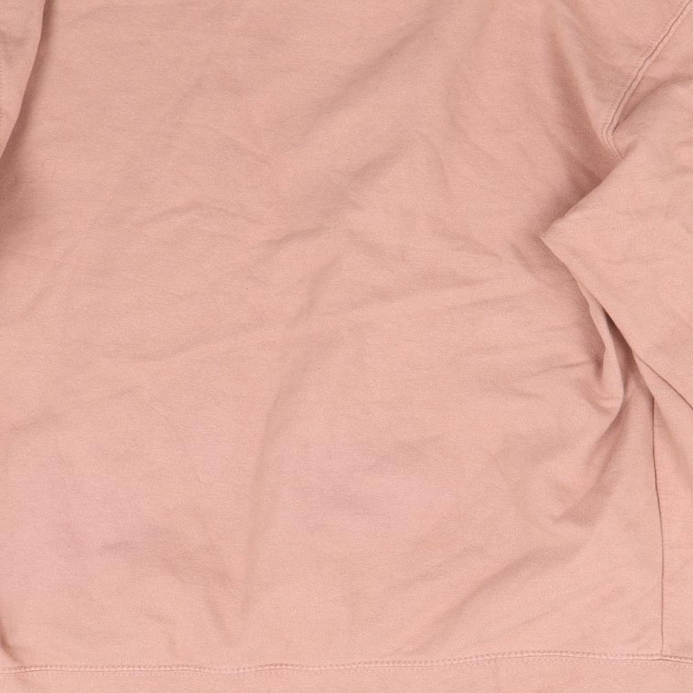 Just Hoods Womens Pink   Pullover Sweatshirt Size M