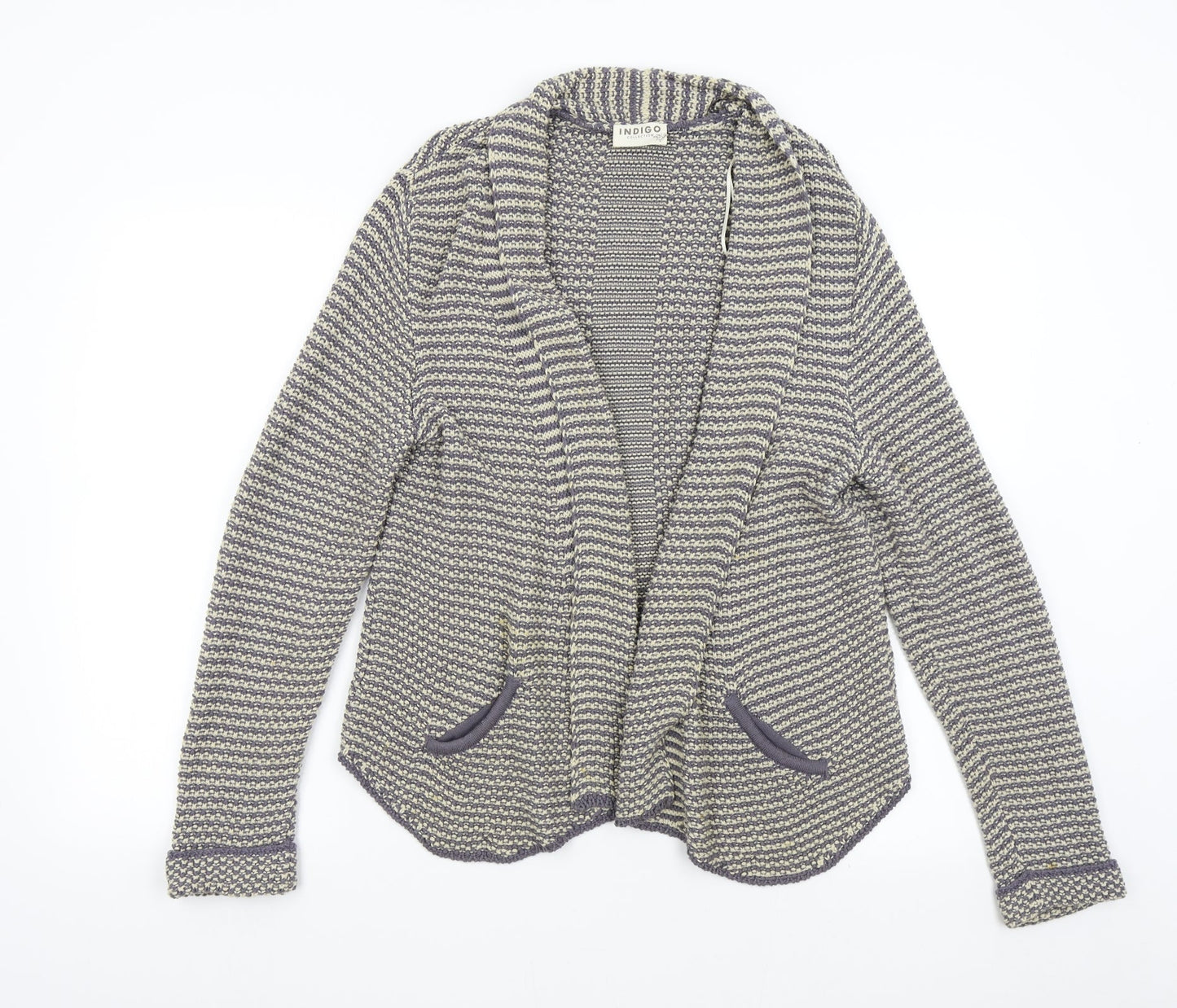 M&S Womens Blue  Knit Cardigan Jumper Size 14