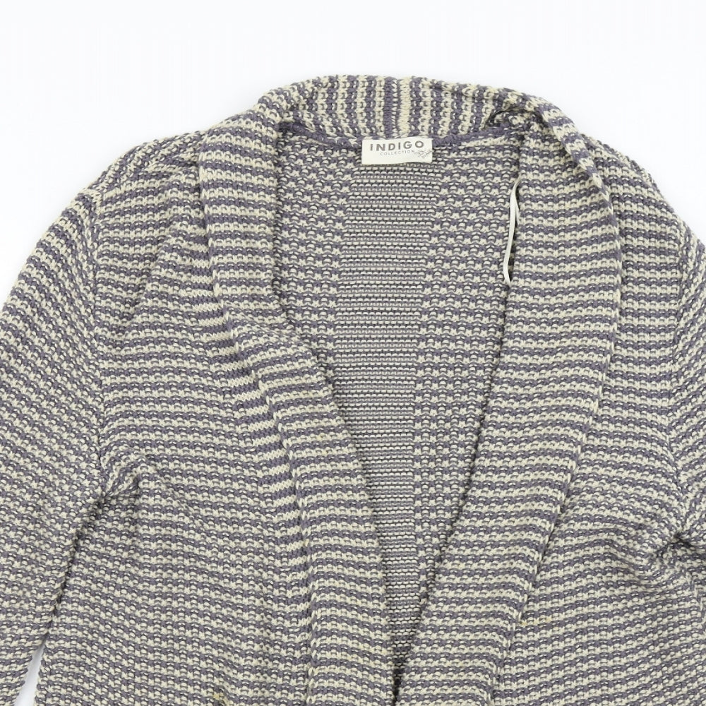 M&S Womens Blue  Knit Cardigan Jumper Size 14