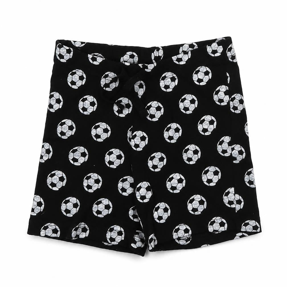 Primark Boys Black Geometric  Cropped Trousers Size 12-18 Months