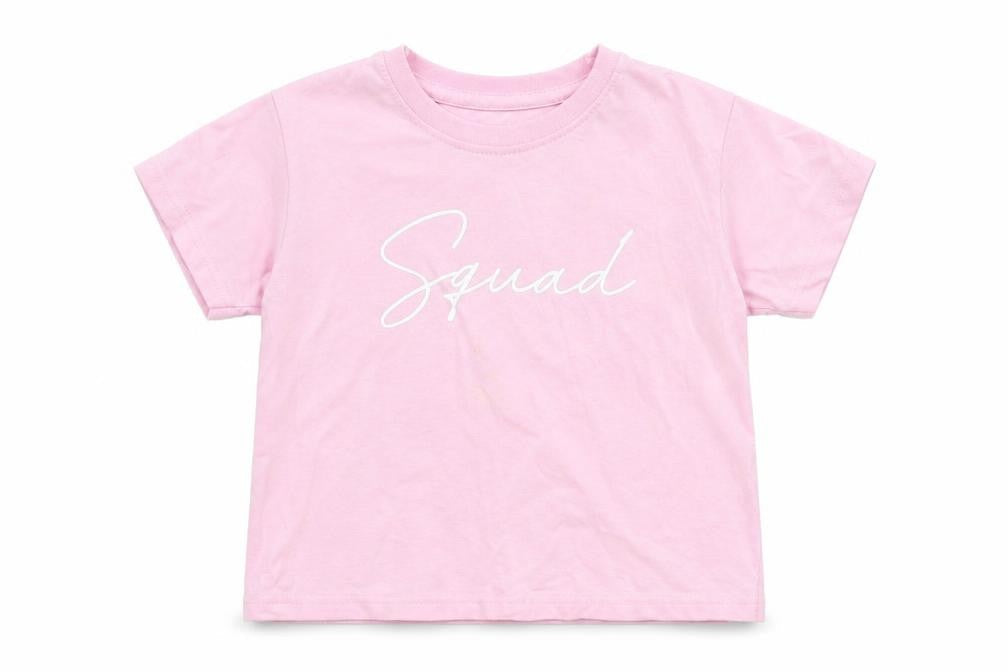 In the Style Girls Pink   Basic T-Shirt Size 3-4 Years  - Squad