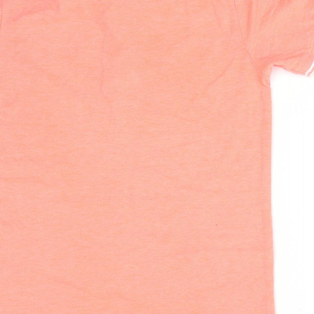 George Girls Orange   Basic Polo Size 10-11 Years  - Palm Tree Logo