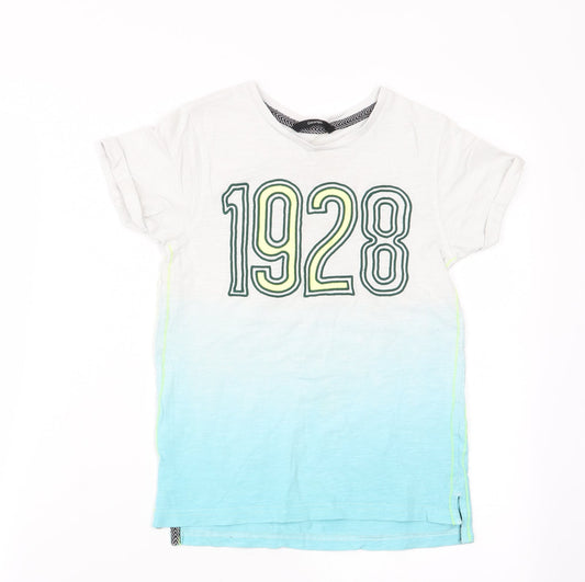 George Boys Blue   Basic T-Shirt Size 7-8 Years  - 1928