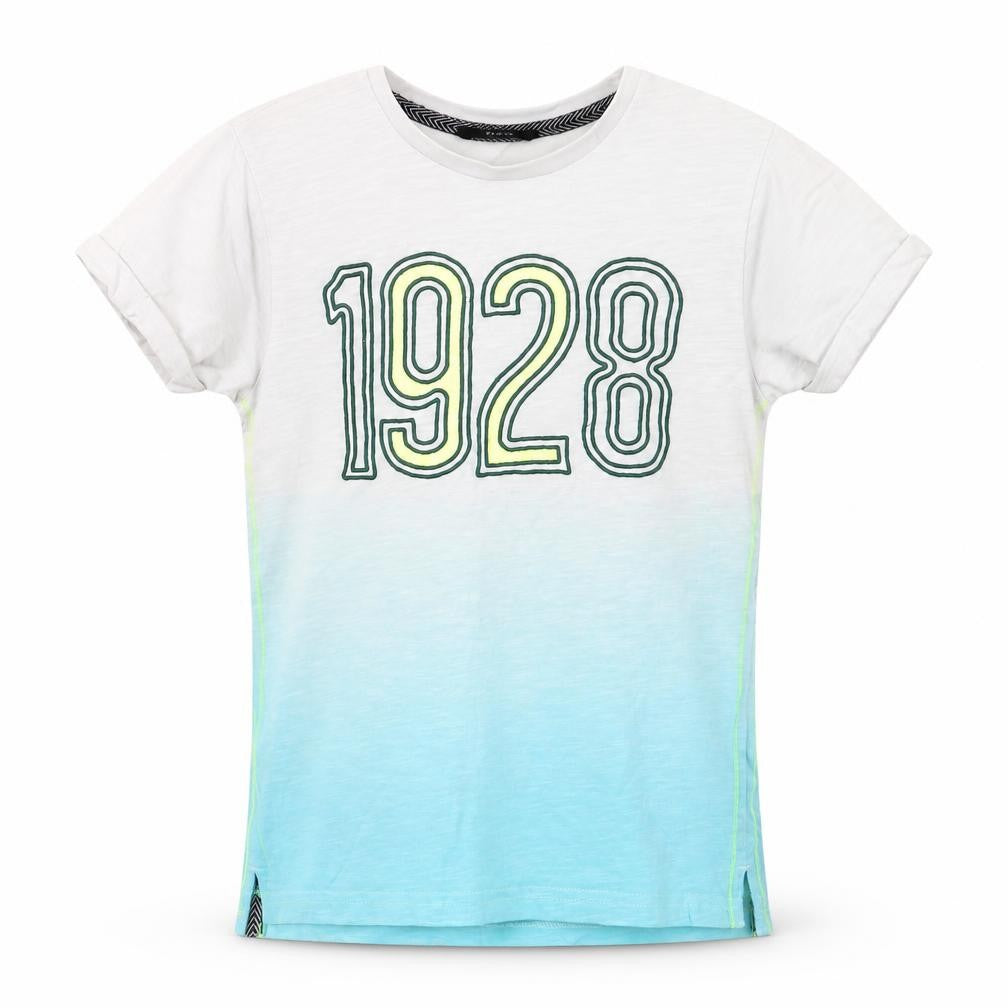 George Boys Blue   Basic T-Shirt Size 7-8 Years  - 1928