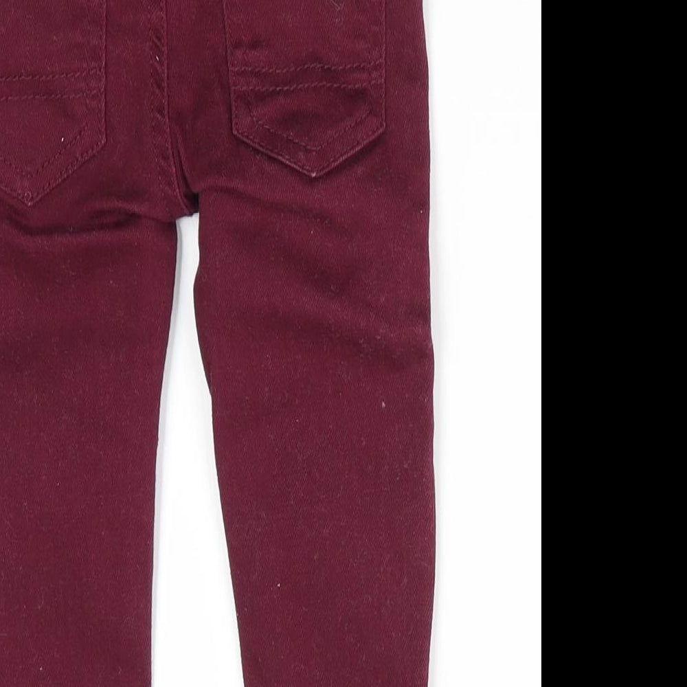 Denim Co Boys Red   Jogger Jeans Size 6-9 Months