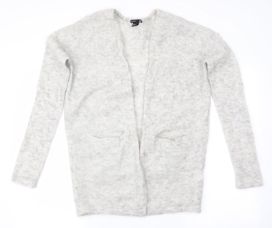 H&M Womens Grey   Cardigan Jumper Size 4  - Longline Cardigan