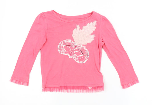 BABYGAP Girls Pink   Basic T-Shirt Size 3 Years