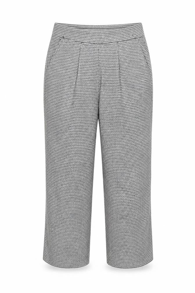 Image Womens White Houndstooth  Trousers  Size 40 L20 in