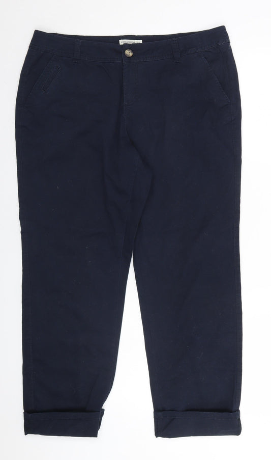 Woolworths Womens Blue   Trousers  Size 16 L26 in