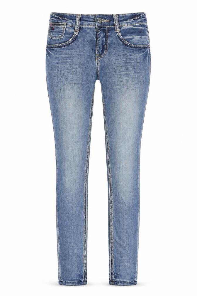 BLUE REBEL Womens Blue   Skinny Jeans Size 24 in L29 in