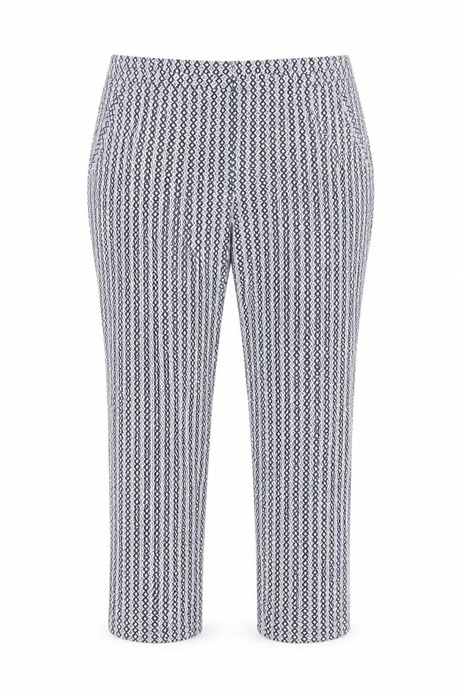 LABEL BE Womens Multicoloured Geometric  Trousers  Size 16 L26 in