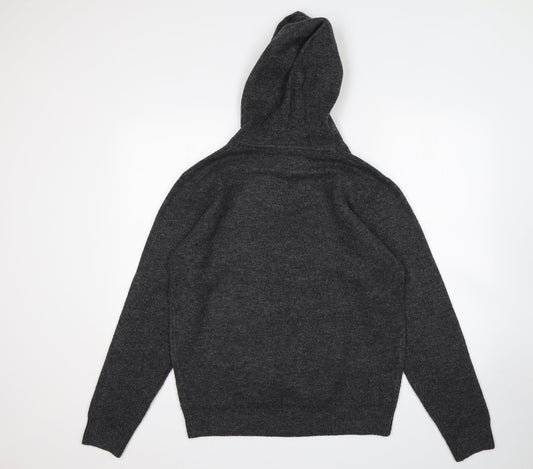Prewron Womens Grey   Pullover Hoodie Size M
