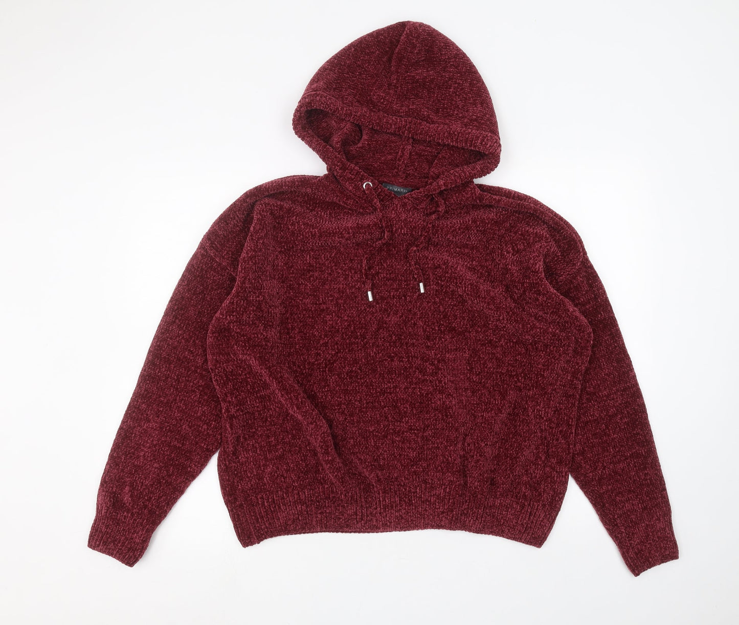 Primark Womens Red   Pullover Hoodie Size L
