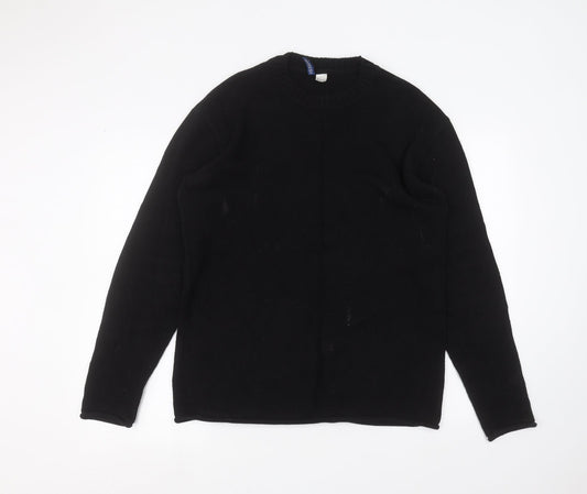 H&M Womens Black   Pullover Jumper Size S