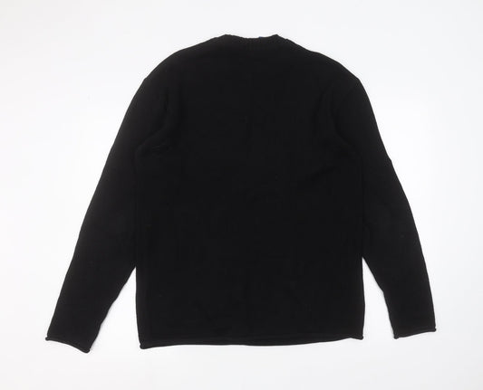 H&M Womens Black   Pullover Jumper Size S