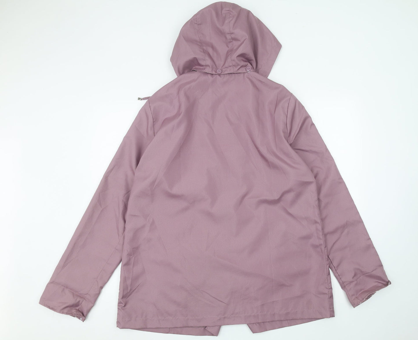 Anne De Lancay Womens Purple   Parka Coat Size 14