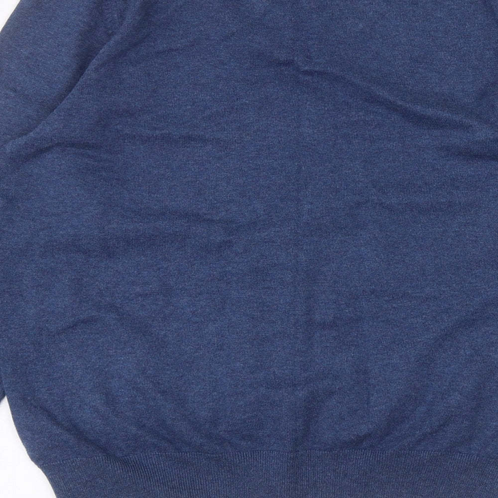Marks and Spencer Mens Blue   Pullover Jumper Size L