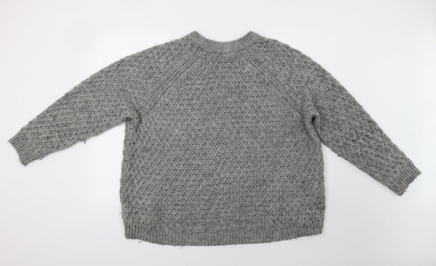 H&M Womens Grey   Pullover Jumper Size M