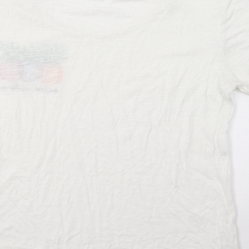 H&M Womens White   Basic T-Shirt Size S