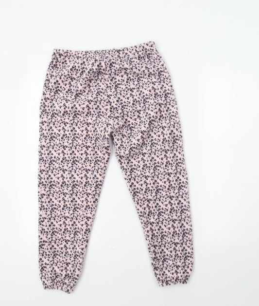 Dream Big Girls Pink Animal Print   Lounge Pants Size 10-11 Years
